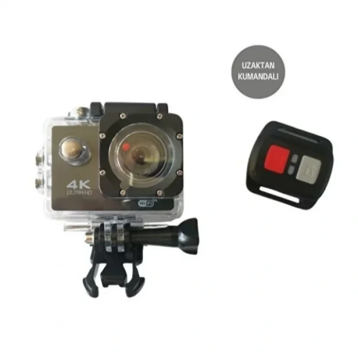 Kumandalı 4K Wi-Fi Aksiyon Kamerası