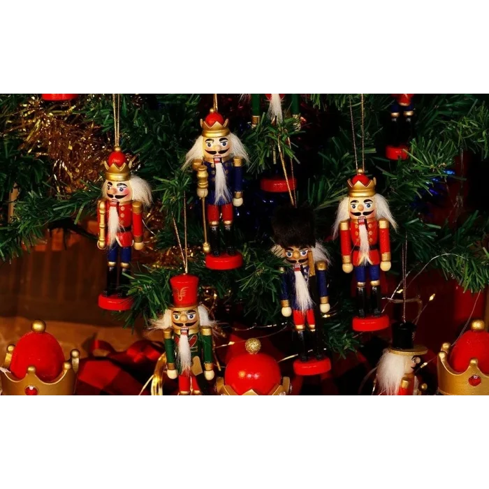 Kurşun Asker Ahşap Dekoratif Eşya (6lı Set 13cm)