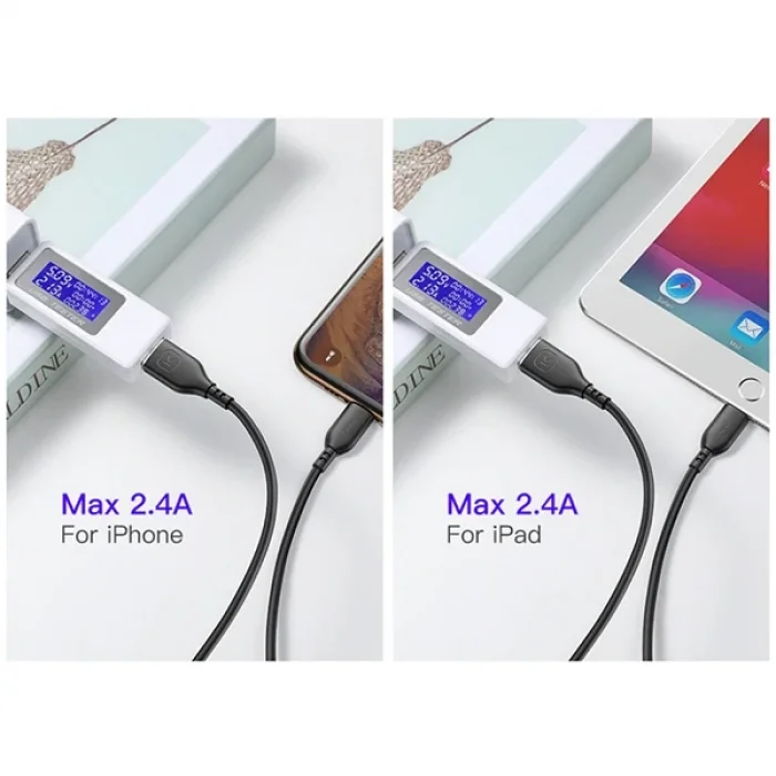 KUULAA 1M MFI Sertifikalı İPhone Usb Şarj  kablosu-(5775)