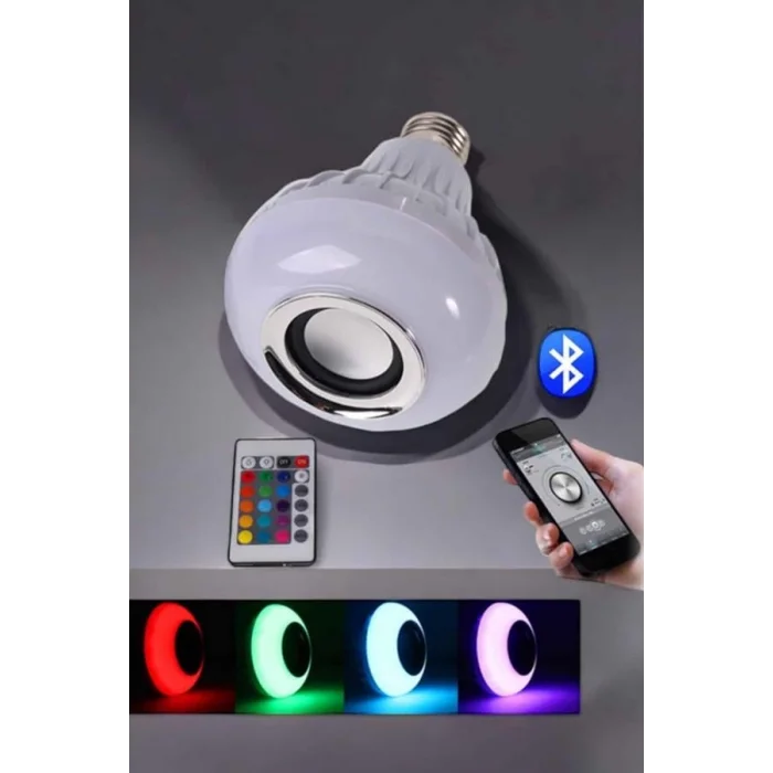 Lamba Led Hoparlör Dayanıklı ve Uzun Ömürlü Bluetooth Hoparlör