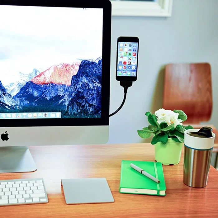 Lazy Acrobat Metal Usb Stand Android Micro Usb-(5775)