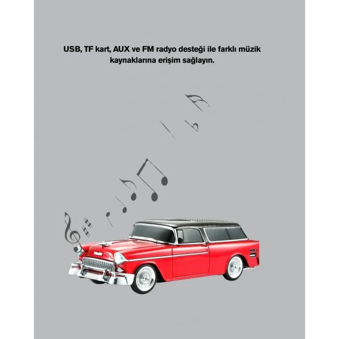 LED Farlı 10W Güçlü Ses Çıkışlı Bluetooth Hoparlör