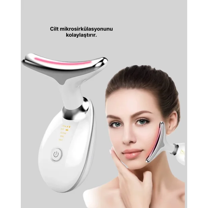 LED Işık Destekli Kırışıklık Karşıtı Yüz Bakım Aleti