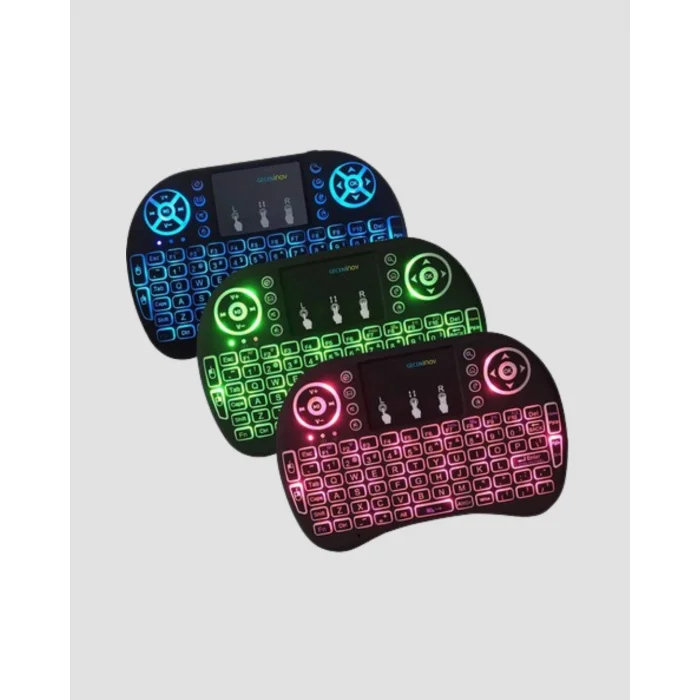LED Işıklı Q Klavye – Touchpad Numerik Tuş Takımı ve Multimedya Kısayolları