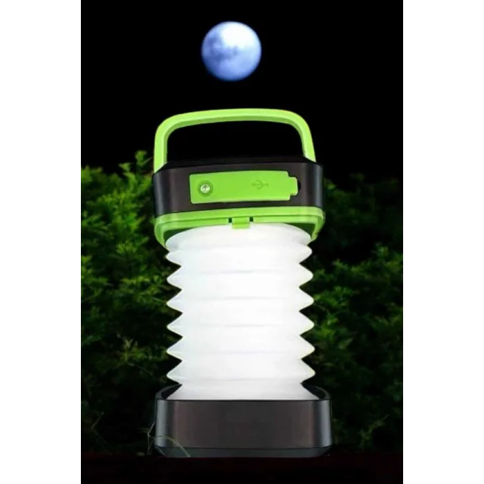 Led Lamba Kamp Lambası Hafif Taşınabilir Şarj Süreli Akordeon El Fenerli