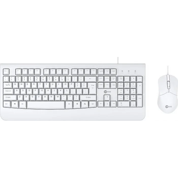 LENOVO LECOO Q Usb Kablolu Beyaz Klavye/Mouse Set CM105