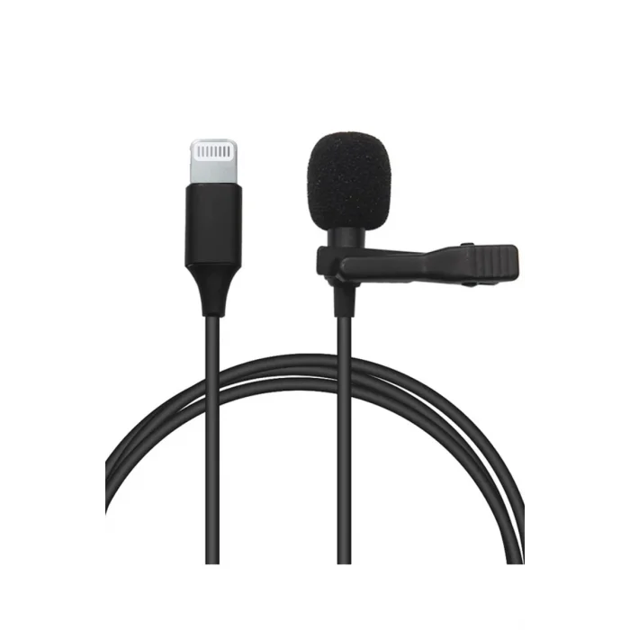 Lightning 2 Metre Double Mikrofon - Siyah