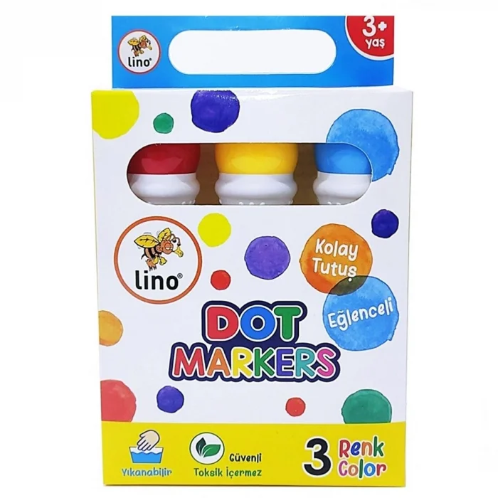 Dot Markers 3lü Yıkanabilir