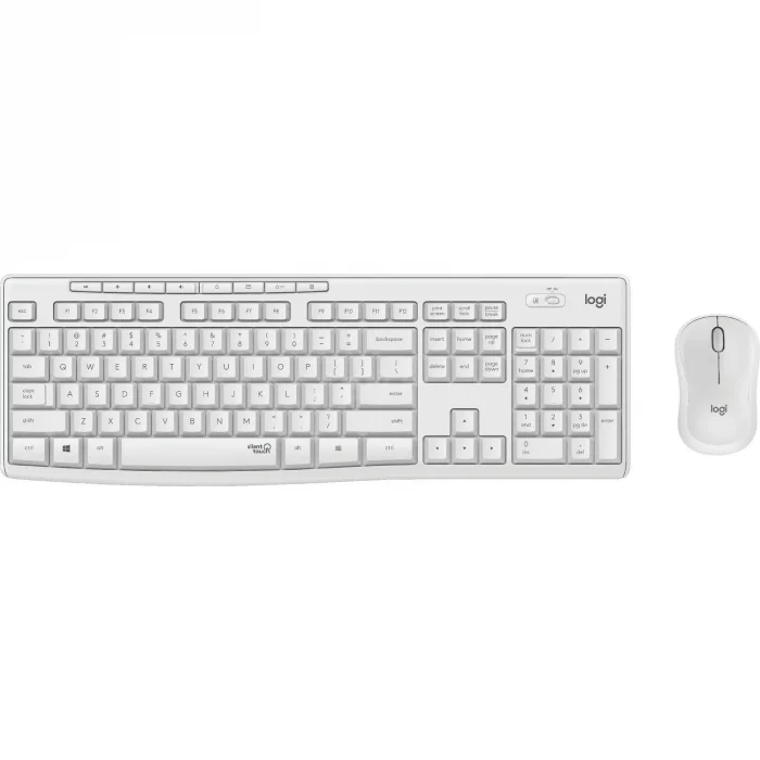 LOGITECH MK295 Q TR SESSİZ KABLOSUZ KLAVYE MOUSE SET BEYAZ 920-010089