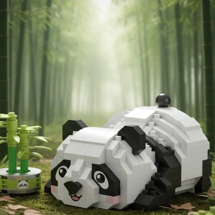 LZ-8804 LOZ DİNLENEN PANDA 340 PARÇA BLOCK OYUNCAK