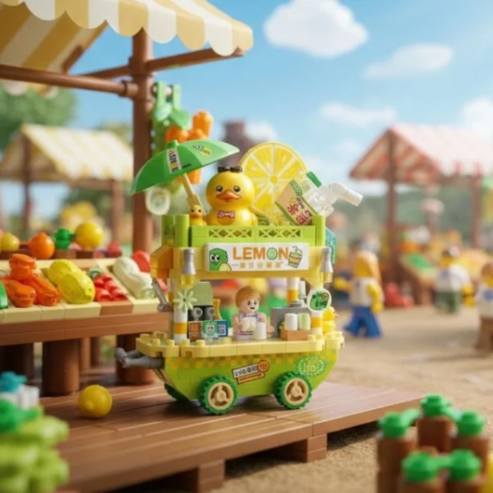 LZ-8856  LİMON ARABASI 310 PARÇA BLOCK OYUNCAK