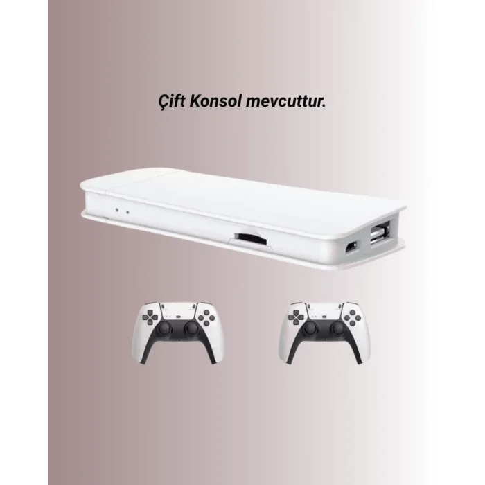 M15 Retro Konsol – 20.000 Oyunlu Çift Gamepadli 4K HDMI