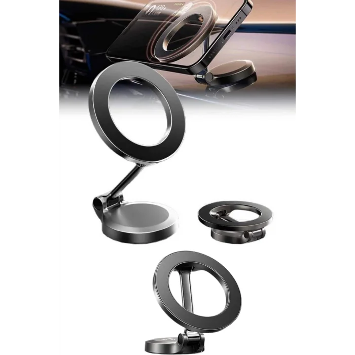 Magsafe Telefon Tutucu 360 Dönebilen Ayarlanabilir Araç İçi Tutucu