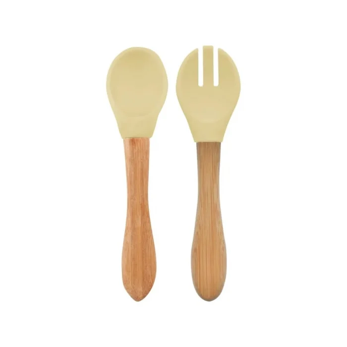 Mama Kaşığı ve Çatal Seti Mellow Yellow