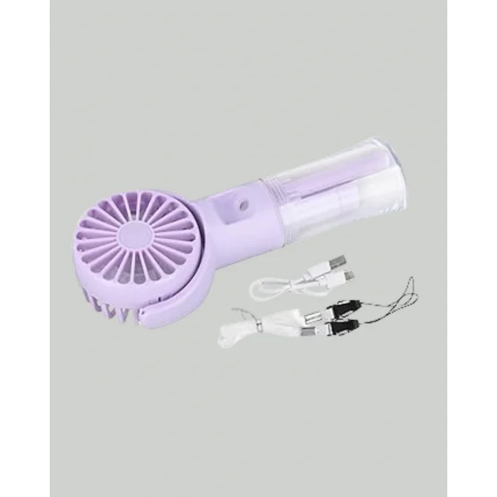 Masaüstü ve Elde Kullanıma Uygun Su Buharlı Şarjlı Fan
