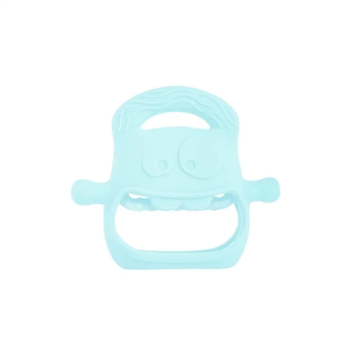 Mavi Bebek Silikon Diş Kaşıyıcı