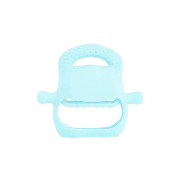 Mavi Bebek Silikon Diş Kaşıyıcı