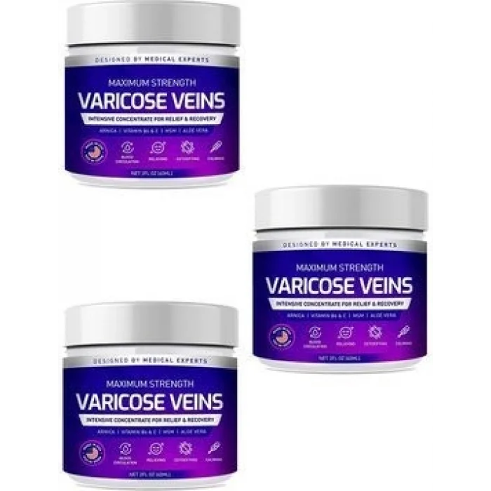 Maximum Strength Varicose Veins Bacak Bakım Kream 100 ml x 3 Ad
