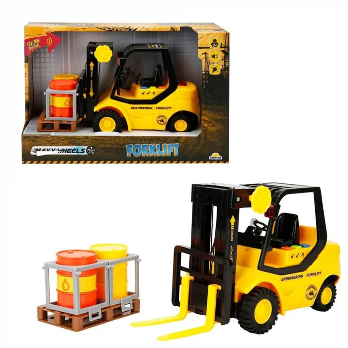 Maxx Wheels Sesli ve Işıklı Forklift 24 cm 1 Adet Fiyatıdır