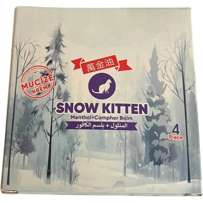 Medicablends Snow Kitten Menthol Balm Krem 4lü