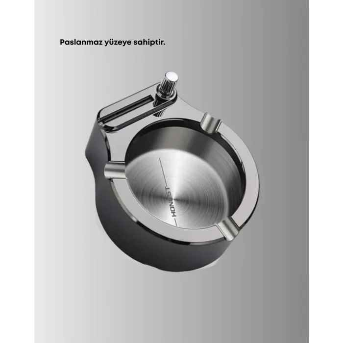 Metal Küllük Çakmaklı Masa Üstü Şık Tasarım