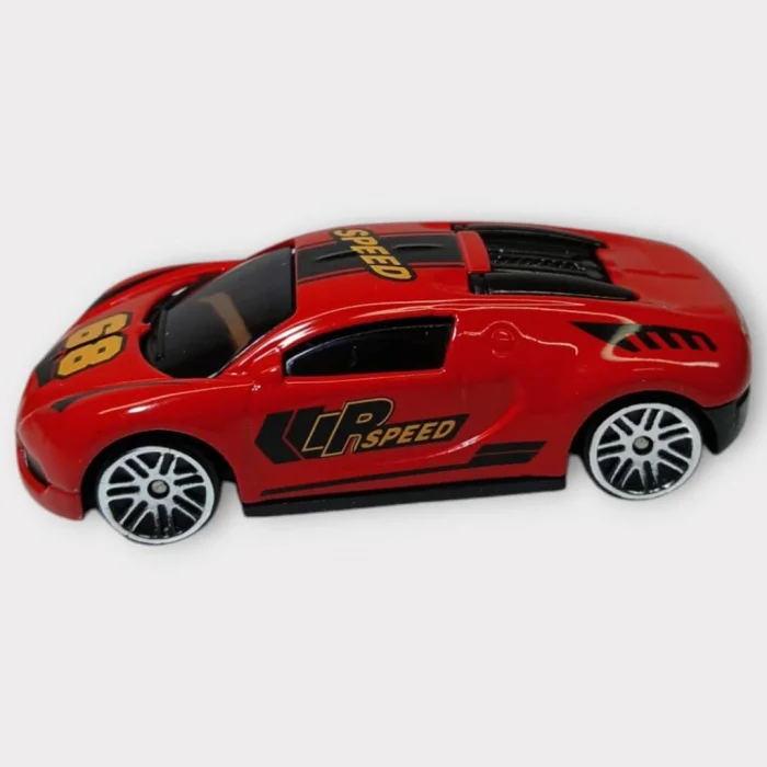 Metal Mini Arabalar  8 cm - Kırmızı - 4 - 1 ADET