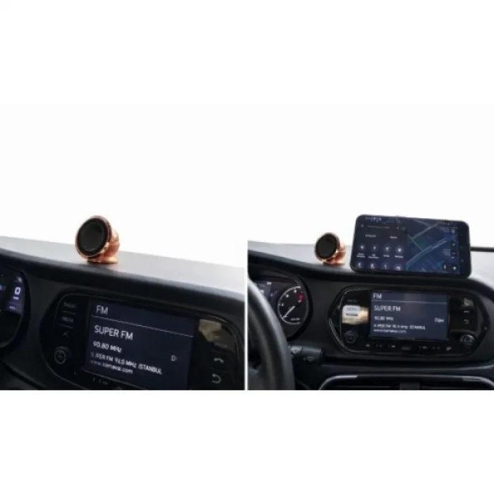 Metal Telefon Tutucu Torpidoya Yapışan Mıknatıslı