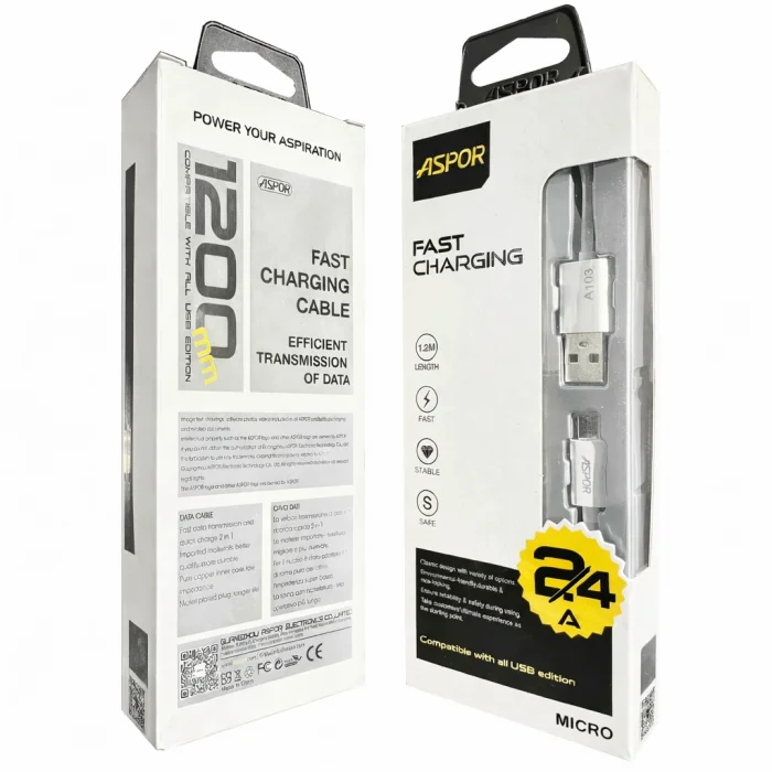 Micro 1.2 Metre Aspor Samsung kablo A103
