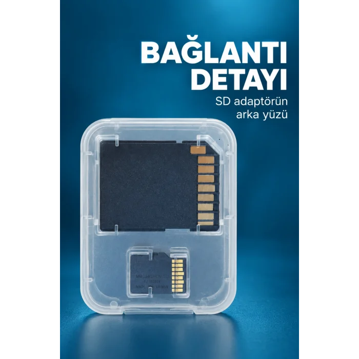 Micro SD Hafıza Kartı 256 GB Adaptörlü