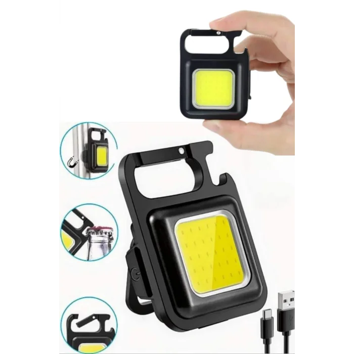 Mıknatıslı Parlak Led Işık 3 Fonksiyonlu Şarj edilebilir Ledli Mini Taşınabilir