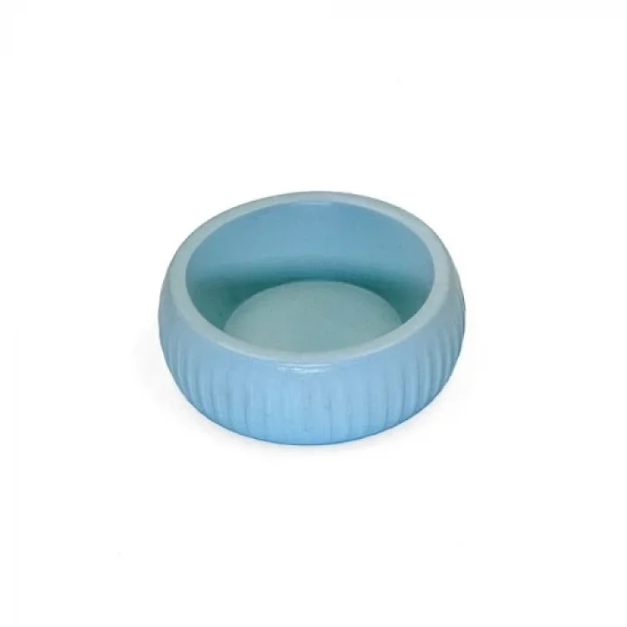 Mikopet Organik Seramik Mama Kabı Mavi