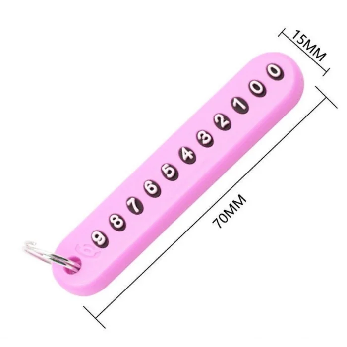 Mini Anahtarlık, Çanta, Araba İçin Çok Amaçlı Numaratör