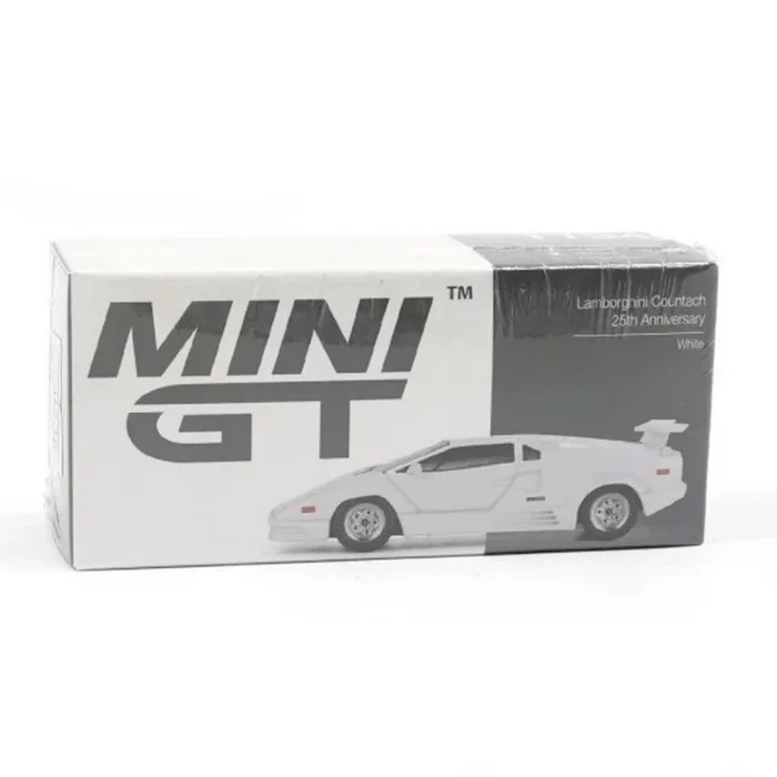 Mini GT 1/64 Lamborghini Countach 25th Anniversary White