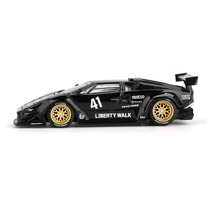 Mini GT 1/64 Lamborghini Countach LB-WORKS Black Blister Paket