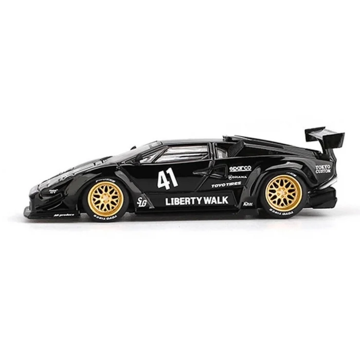 Mini GT 1/64 Lamborghini Countach LB-WORKS Black Blister Paket