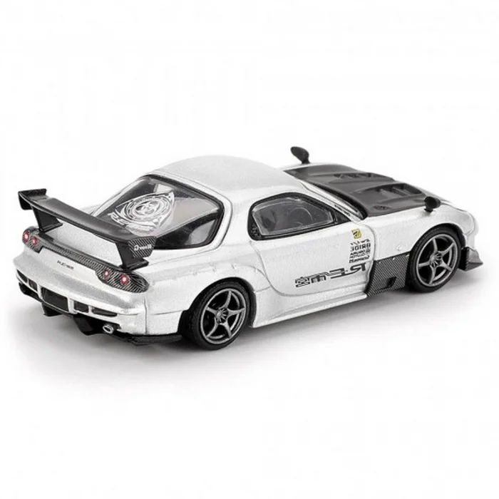 Mini GT 1/64 Mazda RX-7 RE-Amemiya Silver Metallic