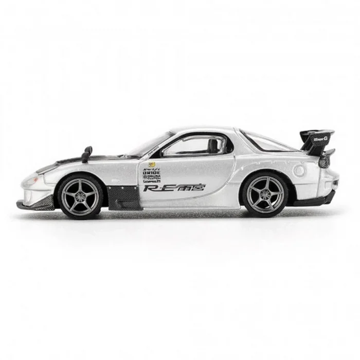 Mini GT 1/64 Mazda RX-7 RE-Amemiya Silver Metallic