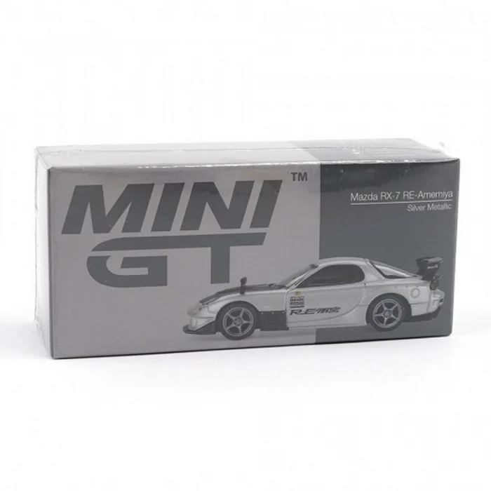 Mini GT 1/64 Mazda RX-7 RE-Amemiya Silver Metallic