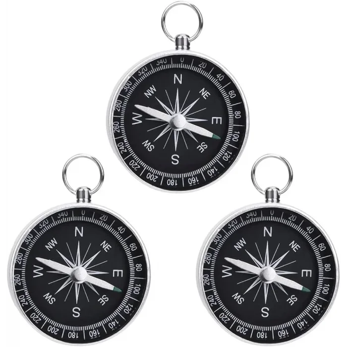 Mini Paslanmaz Alüminyum Pusula G442b