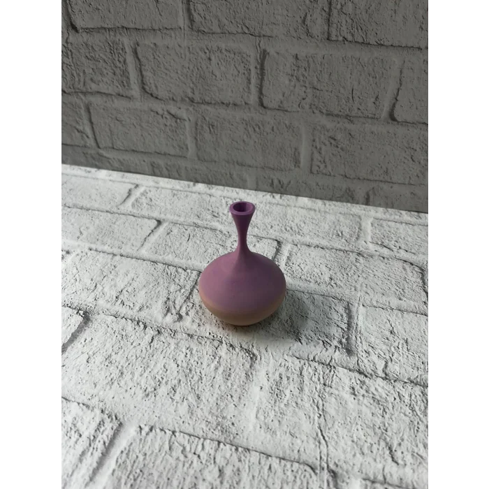 Mini Rainbow Dekoratif Vazo 8 cm Renk Geçişli Modern Tasarım