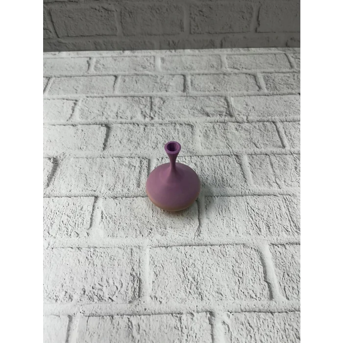 Mini Rainbow Dekoratif Vazo 8 cm Renk Geçişli Modern Tasarım