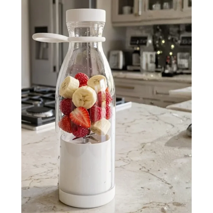 Mini Smoothie Blender USB Şarjlı 380 ml Taşınabilir ve Hafif Tasarım