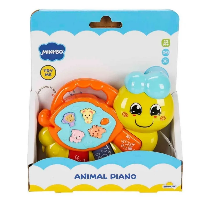 Minibo Sesli ve Işıklı Piyanolu Tırtıl