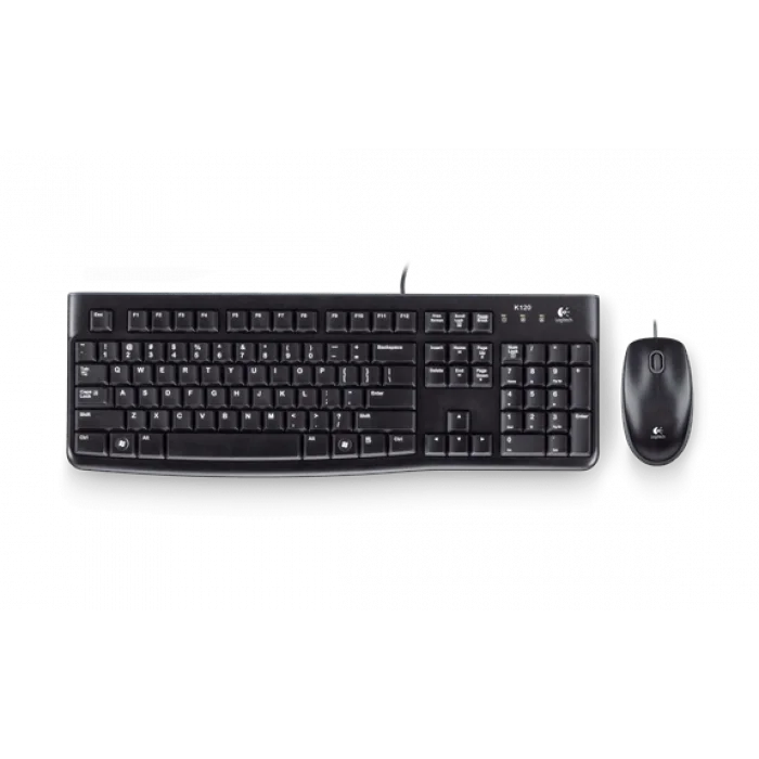 MK120 TR Q USB KABLOLU KLAVYE VE MOUSE SET SİYAH 920-002560