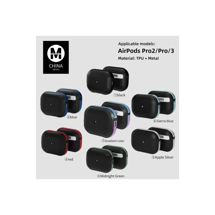 Movenchy Apple Airpods 3 (3.nesil) MO-A8 Armor Kılıf - Rainbow