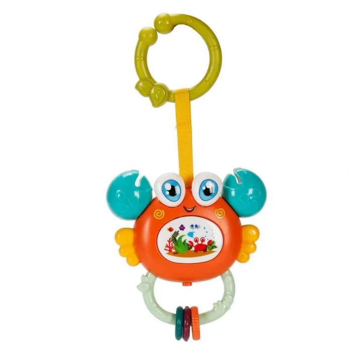 Müzikli ve Işıklı Çıngıraklı Yengeç Puset Oyuncağı