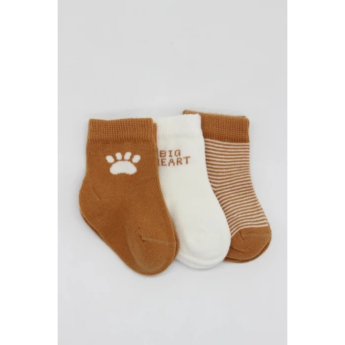 NessiWorld 3Lü Penye Soket Çorap BS10110 Hardal (ADET FİYATIDIR)