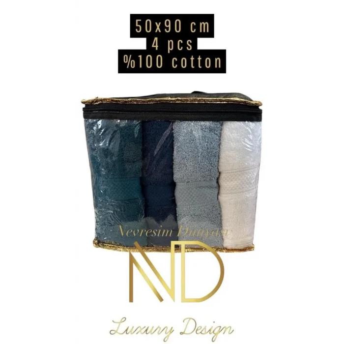 Nevresim Dünyası 50x100 4lü Havlu Prime 4