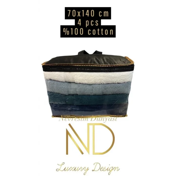 Nevresim Dünyası 70x140 4lü Havlu Prime 4