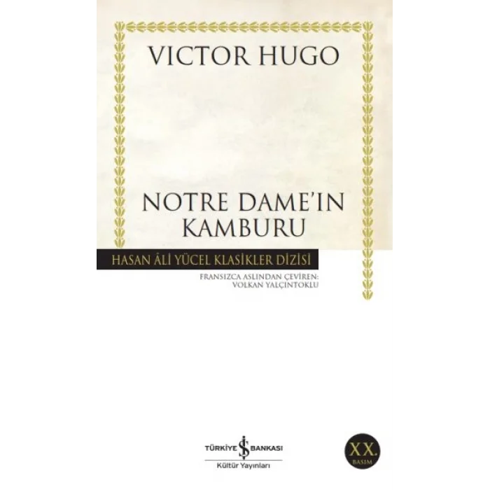 Notre Damein Kamburu - Hasan Ali Yücel Klasikleri
